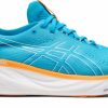 * Asics Men'S Gel-Nimbus 25 (400 Island Blue/Sun Peach) Footwear