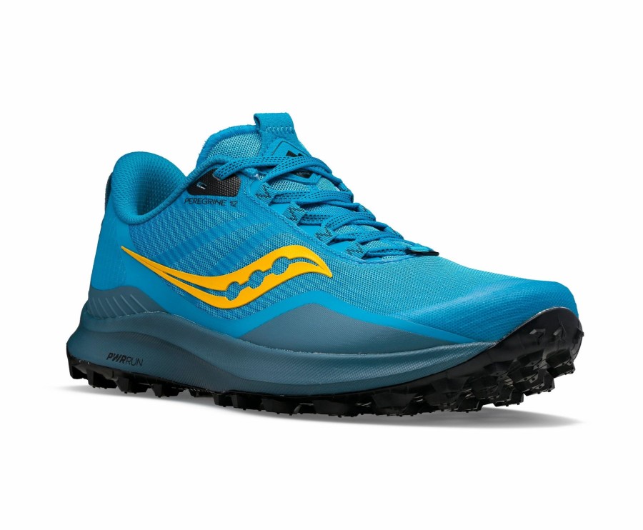 * Saucony Men'S Peregine 12 (32 Ocean/Black) Footwear