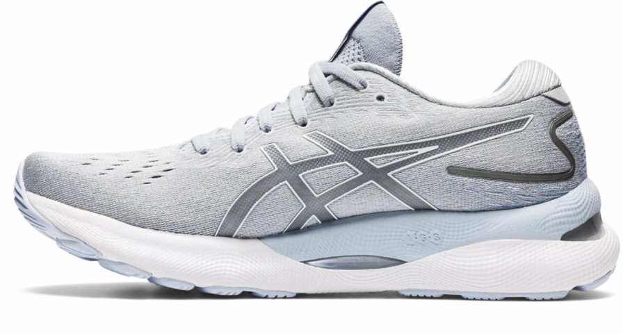 * Asics Women'S Gel-Nimbus 24 (021 Piedmont Grey/White) Footwear