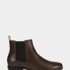 * Aerosoles Step Dance Brown Leather Ankle Boots