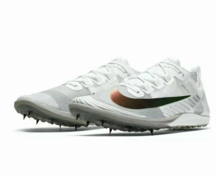 * Nike Uni Zoom Victory 5 Xc (100- White/Atmosphere-Grey) Footwear