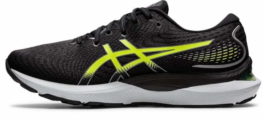 * Asics Men'S Gel-Cumulus 24 (002 Black/Hazard Green) Footwear