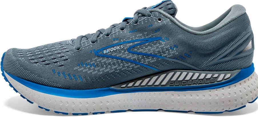 * Brooks Men'S Glycerin Gts 19 (095 Quarry/Grey/Dark Blue) Footwear