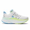 * New Balance Women'S Fresh Foam More V4 (Wt White/Cobalt) Footwear