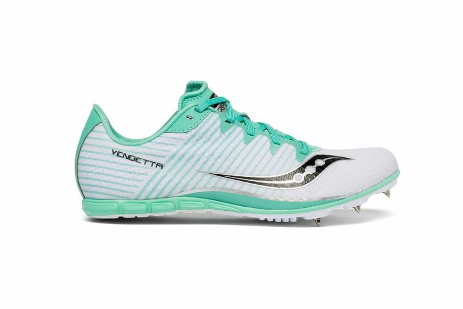 * Saucony Women'S Vendetta 2 (5 White/Teal) Footwear