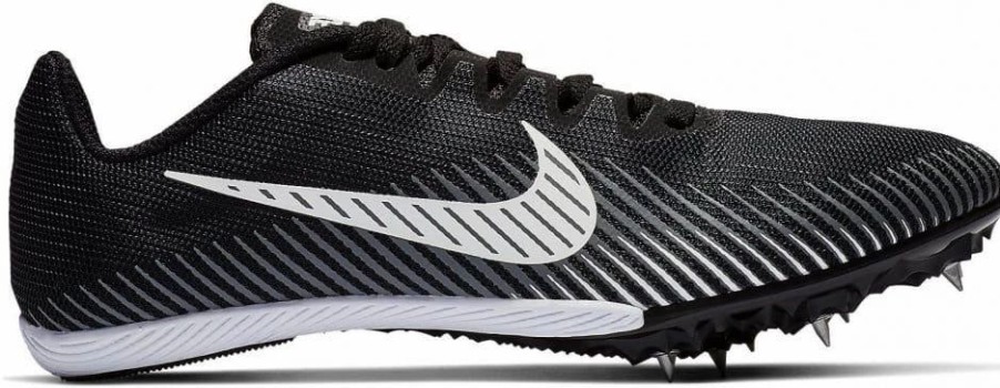 * Nike Women'S Zoom Rival M 9 (002 Black/White-Dark Grey) Footwear